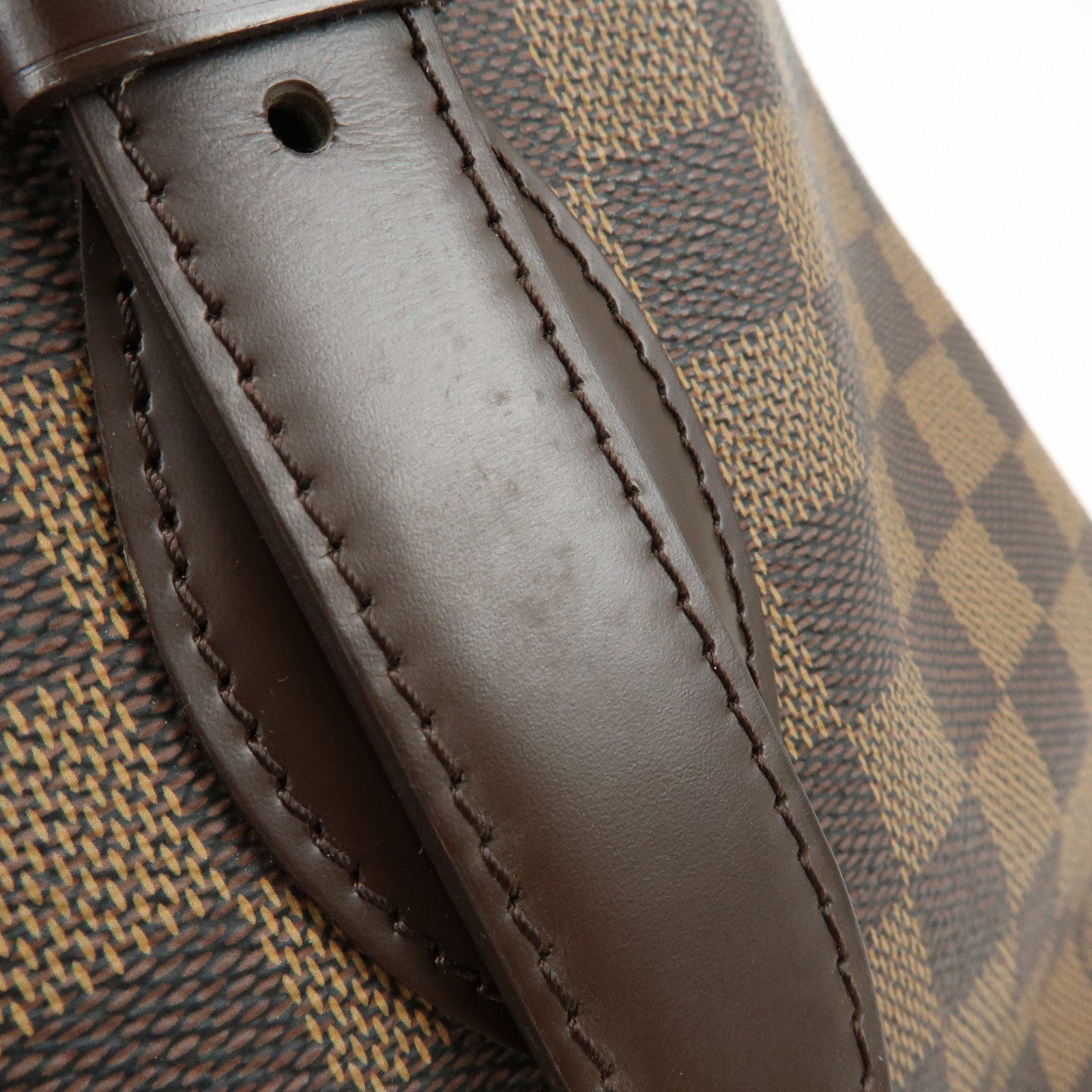 Louis Vuitton Damier Hampstead MM Hand Bag Tote Bag Brown N51204