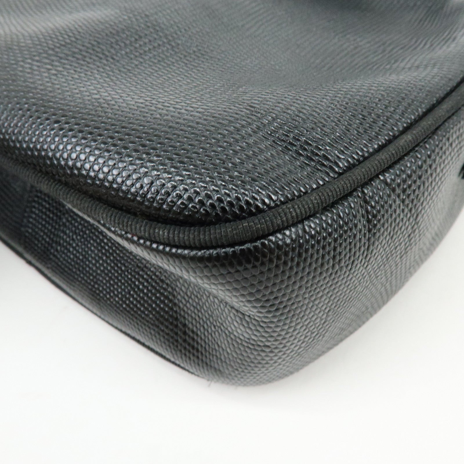 Ferragamo Vara Embossed Leather Shoulder Crossbody Bag Black