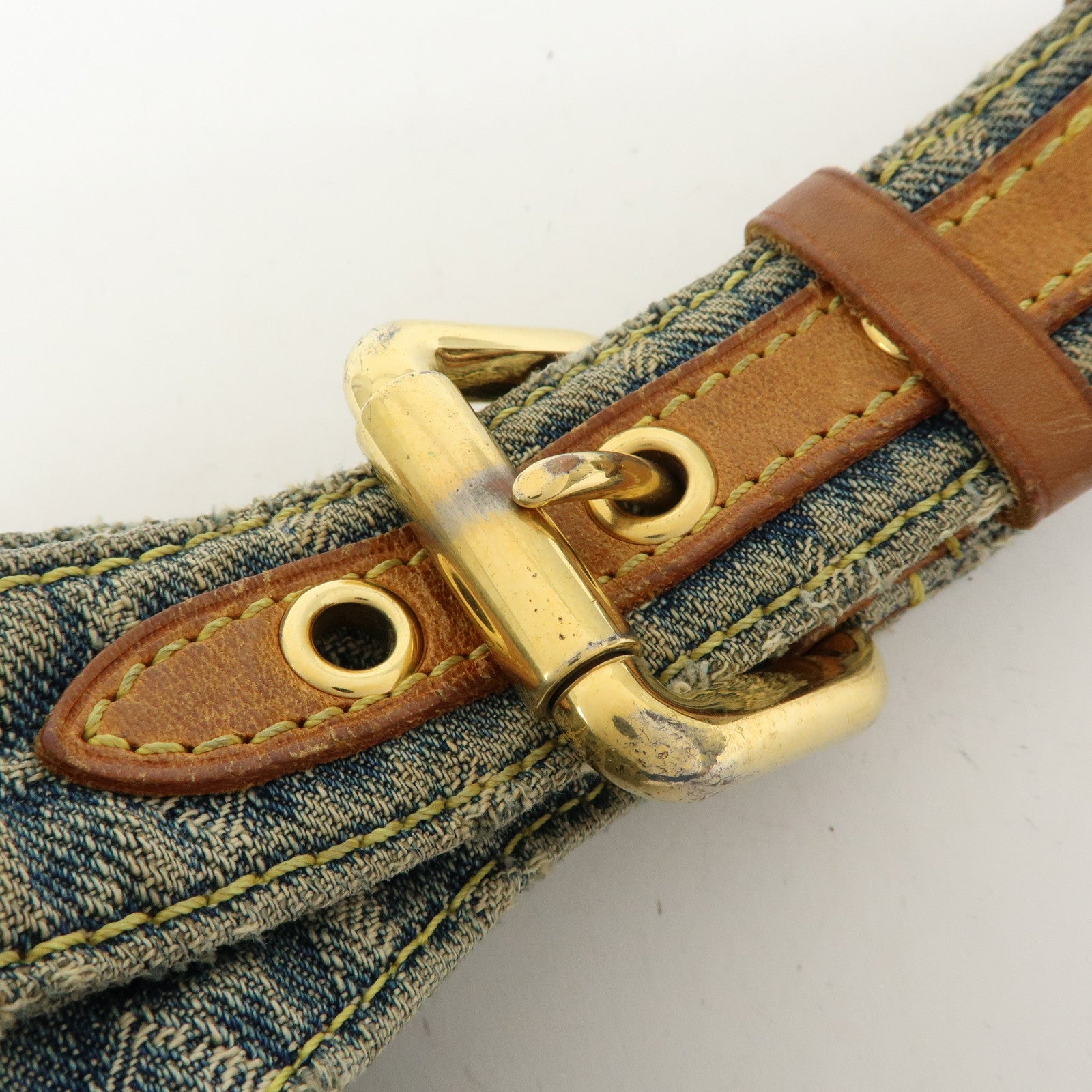 Louis Vuitton Monogram Denim Bum Bag Waist Bag Blue M95347