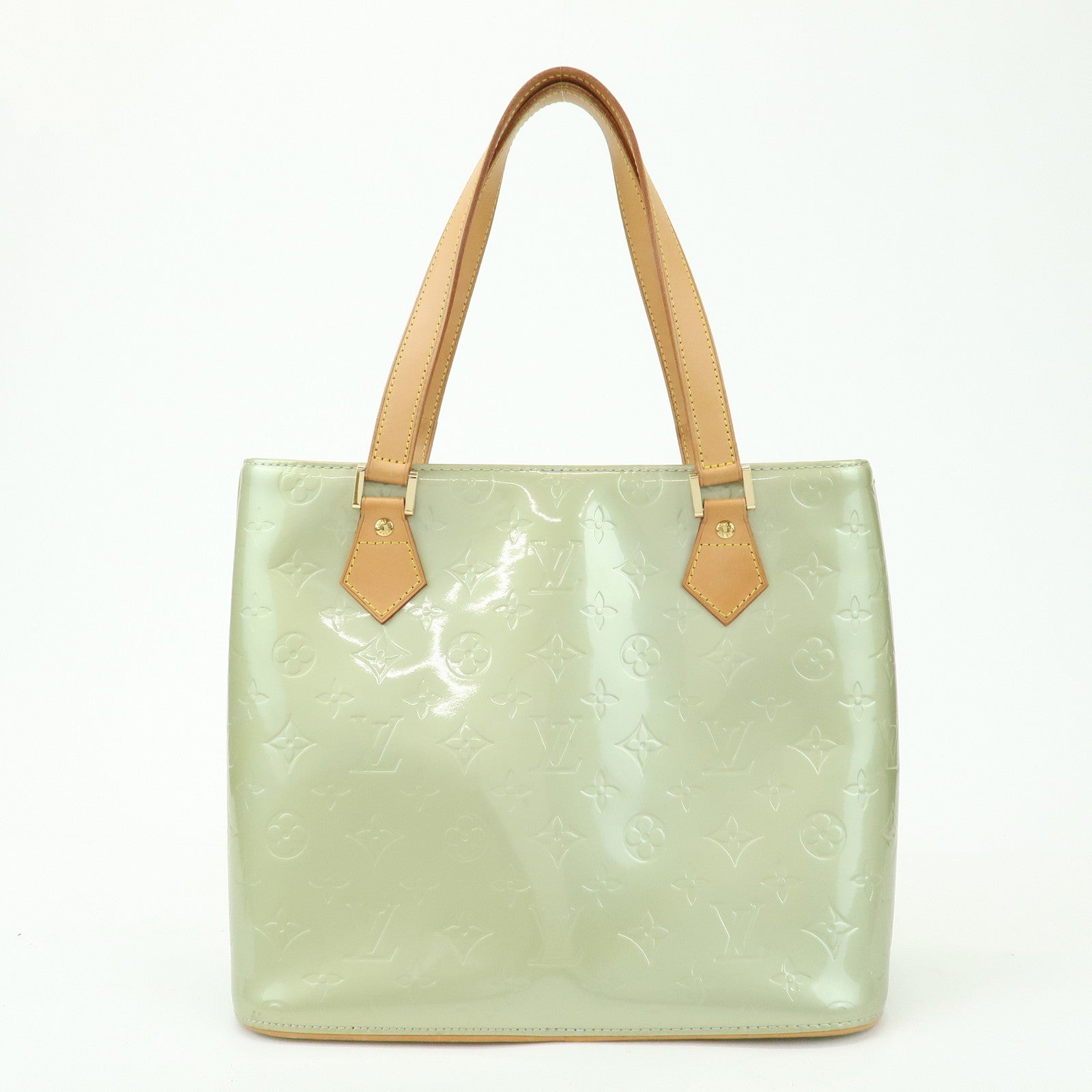 Louis Vuitton Monogram Vernis Houston Hand Bag Gris M91053