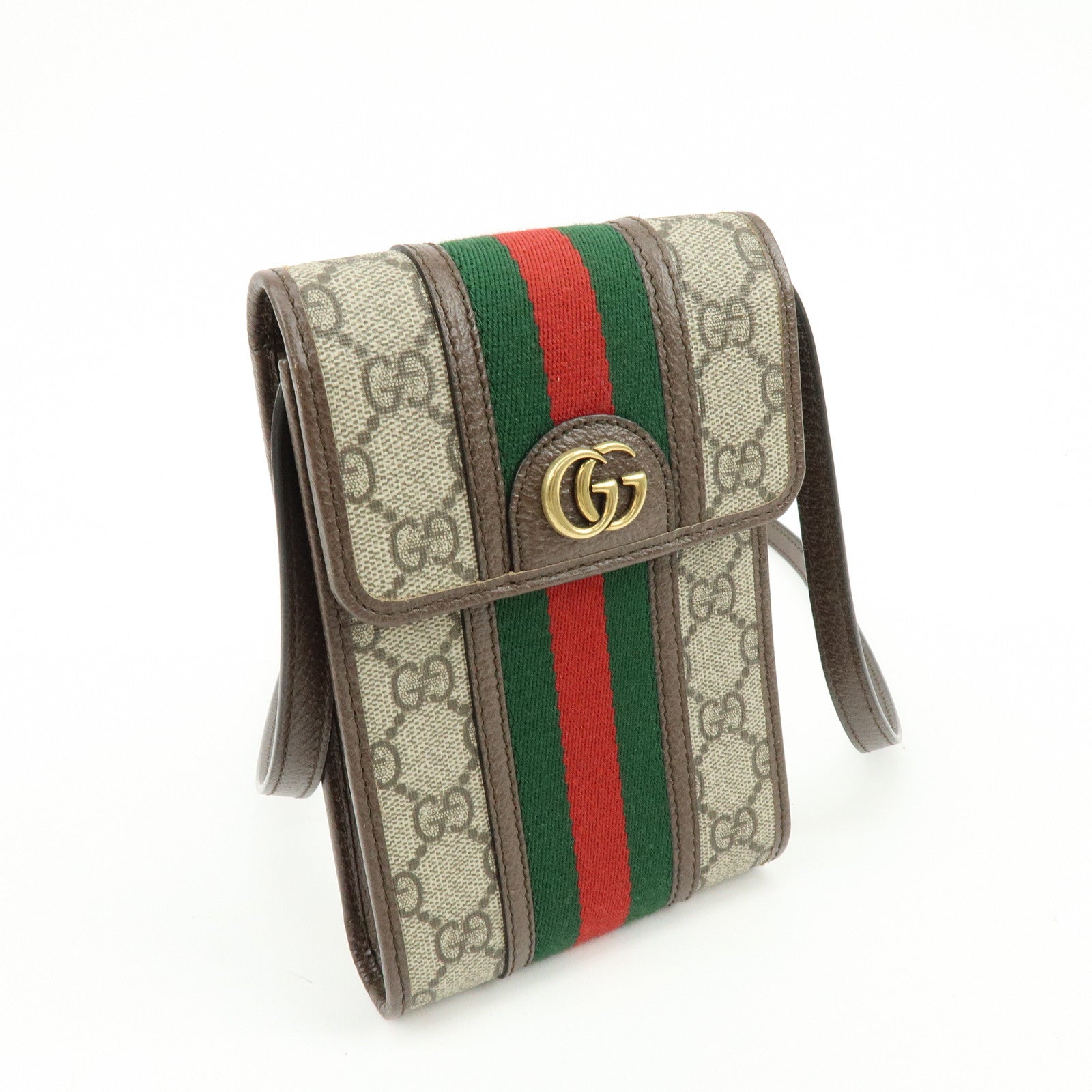 GUCCI Ophidia Sherry Double G GG Supreme Mini Shoulder Bag 625757