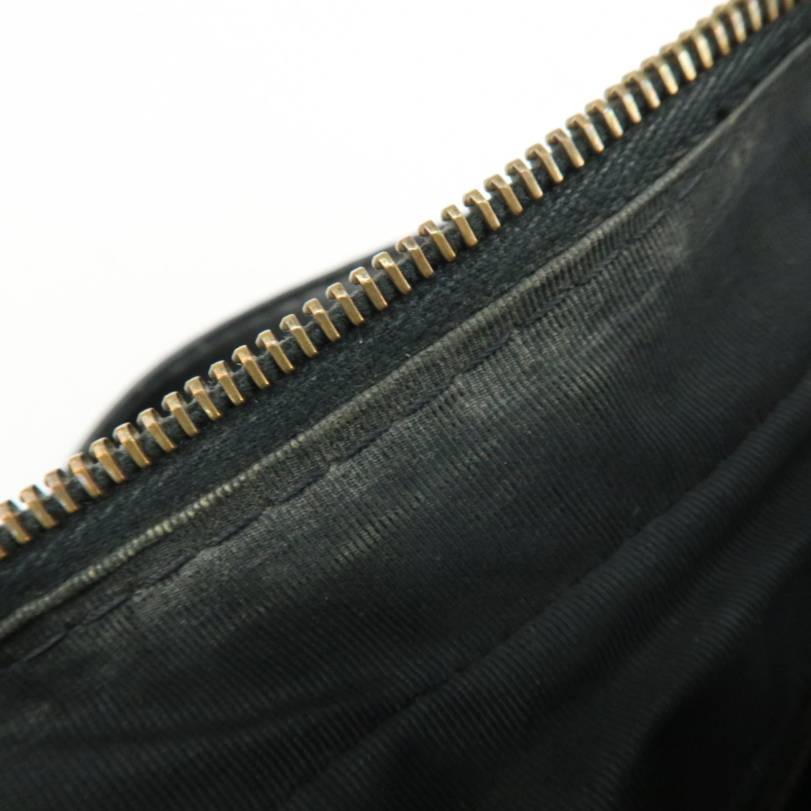 CHANEL Wild Stitch COCO Mark Calf Skin Hand Bag Boston Bag Black A14692