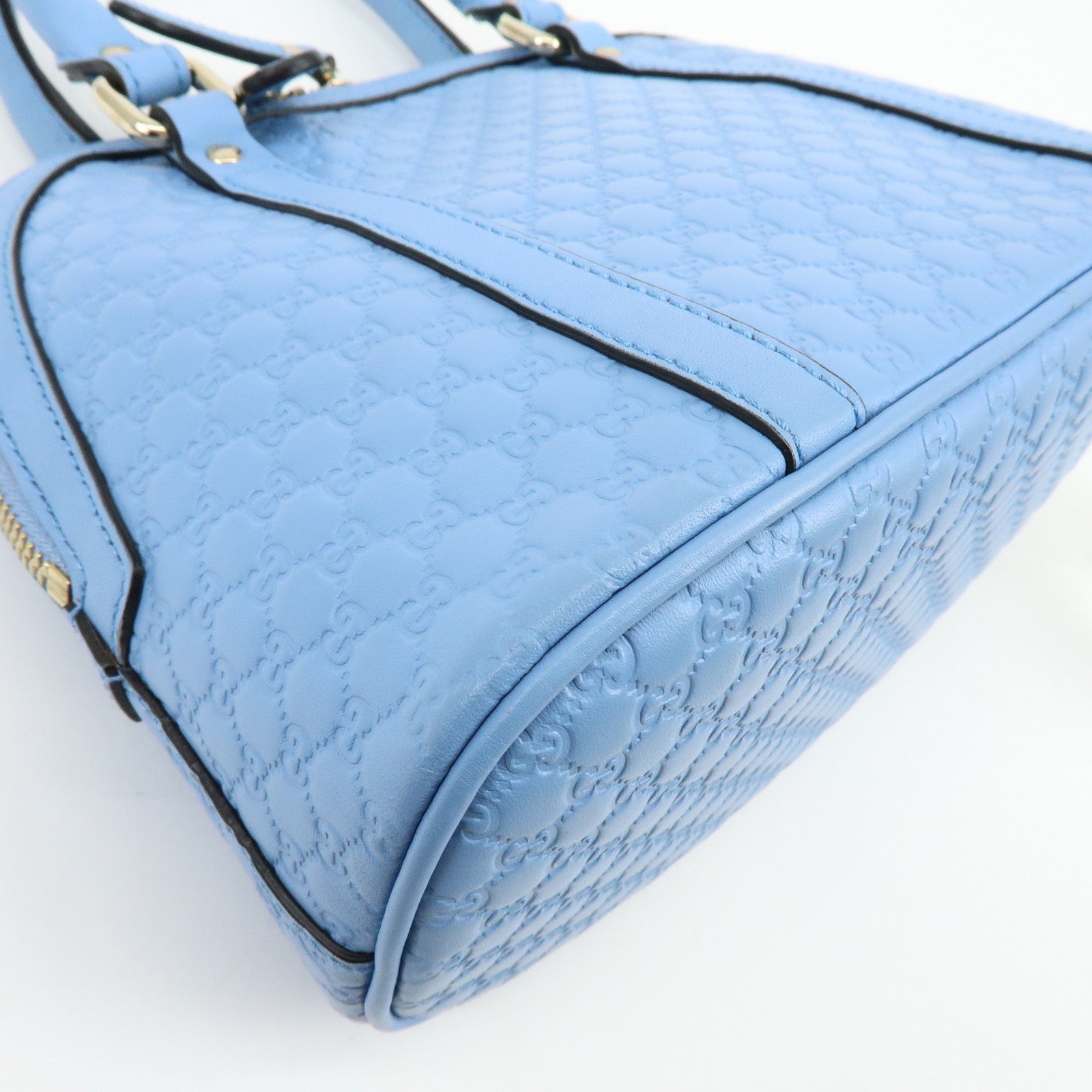 GUCCI Microguccissima Leather 2Way Bag Hand Bag Shoulder Bag 449654