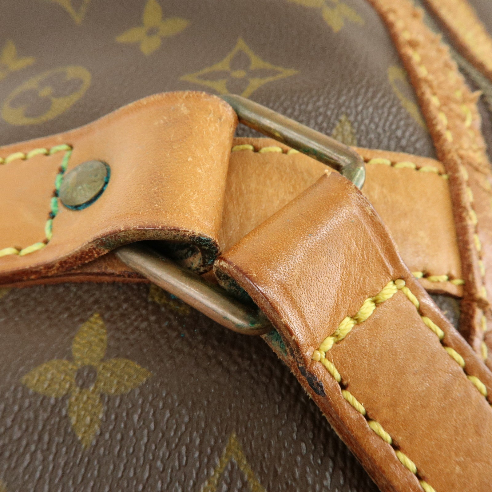Louis Vuitton Monogram Sac Souple 55 Boston Bag Brown M41622