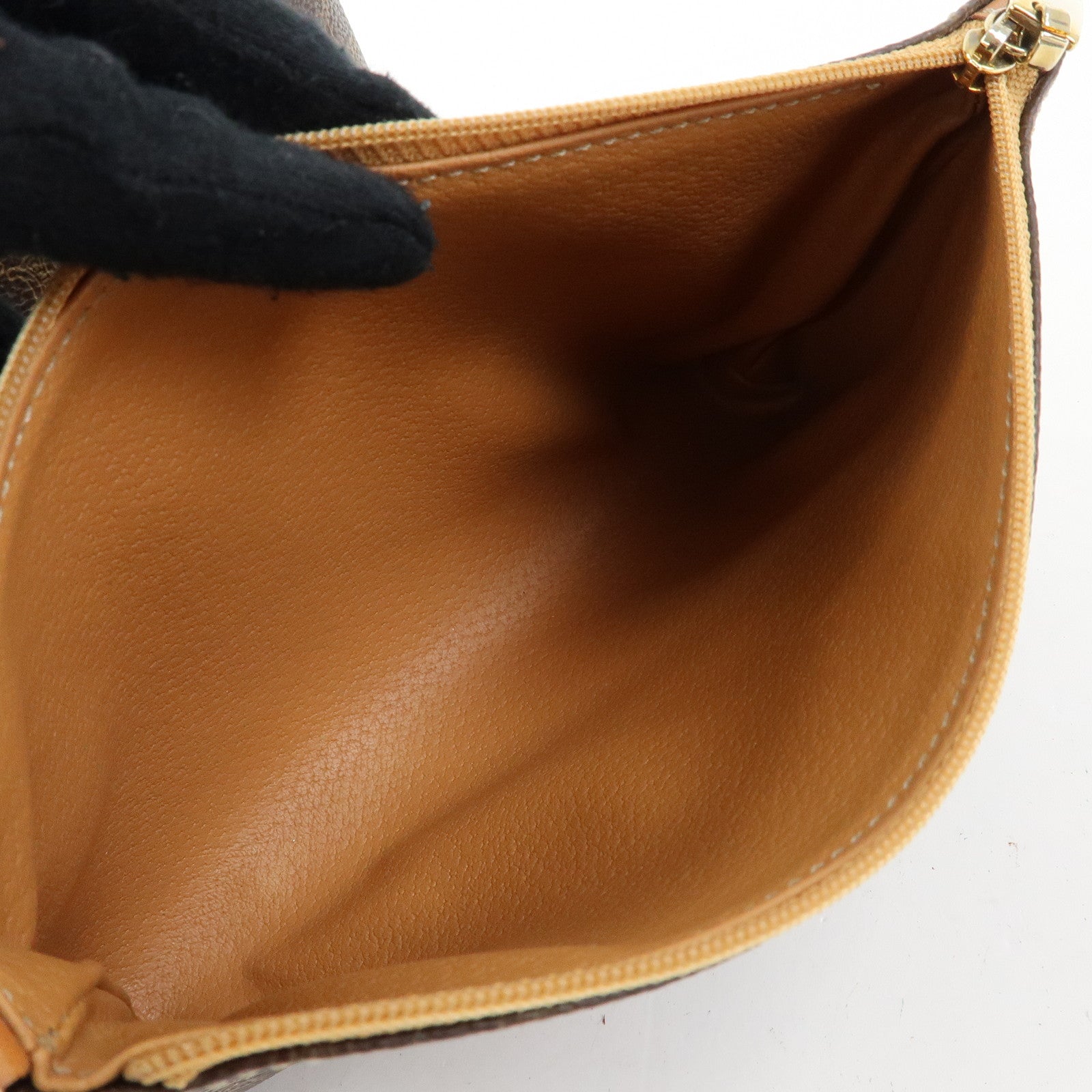 CELINE Macadam PVC Leather Shoulder Bag Brown