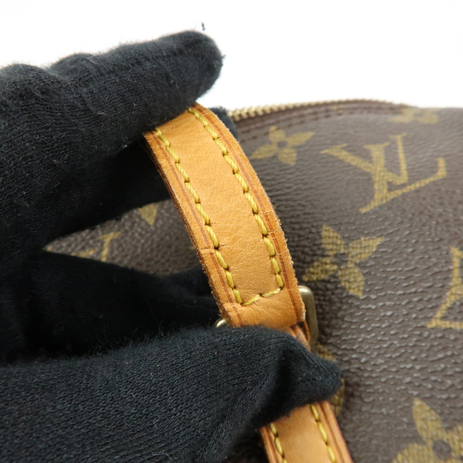 Louis Vuitton Monogram Papillon 30 Hand Bag Brown M51385