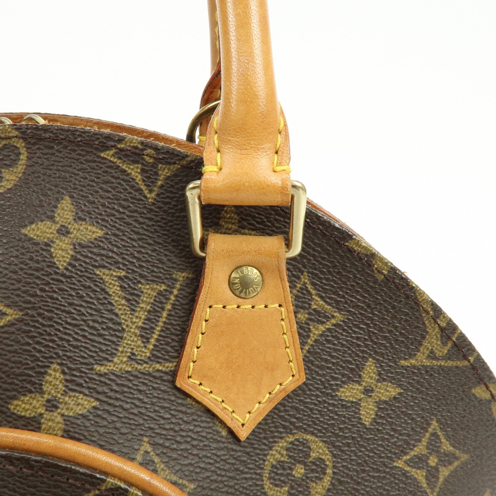 Louis Vuitton Monogram Canvas Ellipse PM Hand Bag Brown M51127