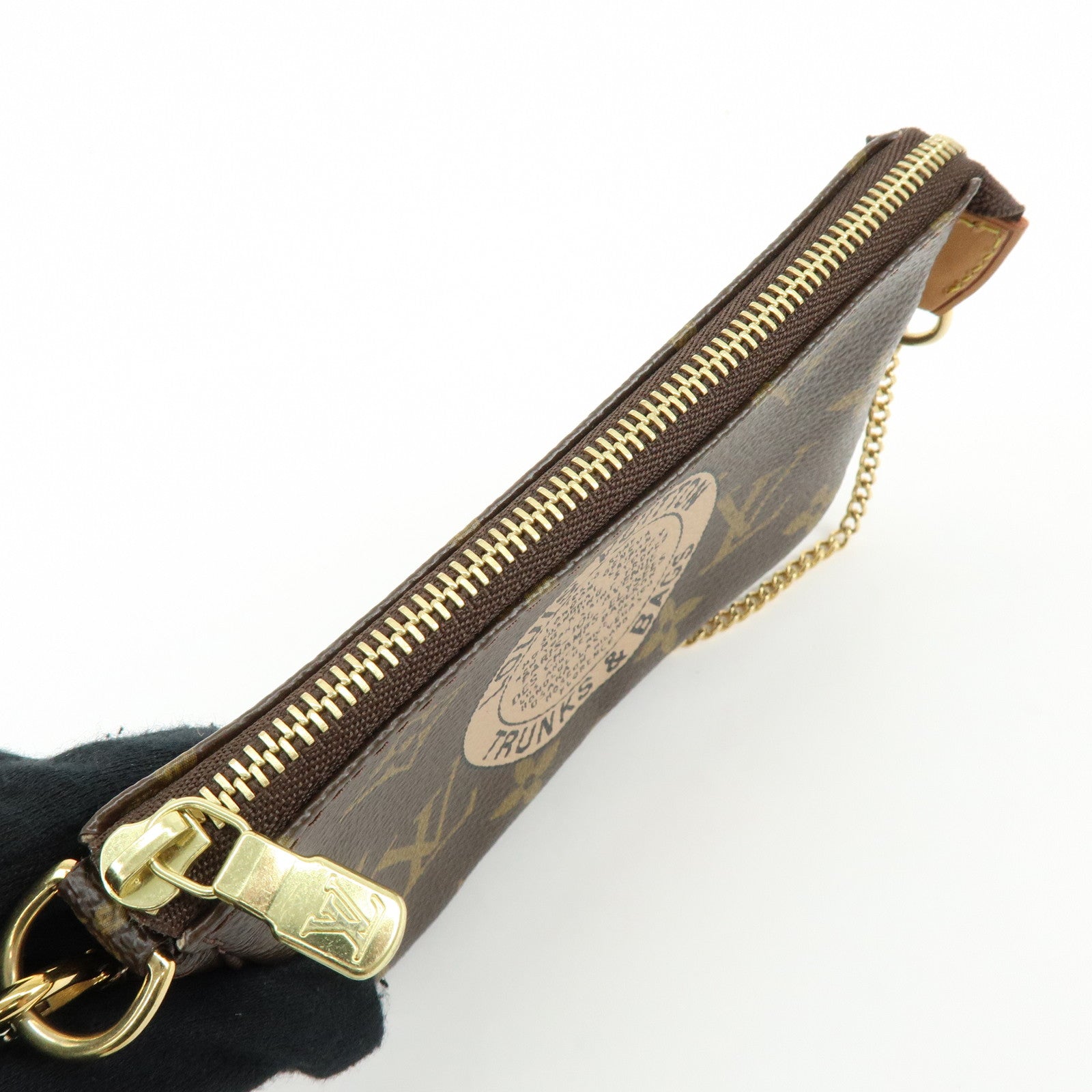 Louis Vuitton Monogram T&B Mini Pochette Accessoires Hand Bag M60153