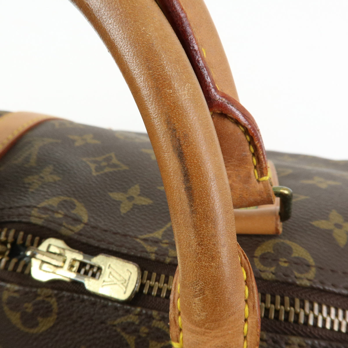 Louis Vuitton Monogram Keep All 50 Boston Bag Brown M41426