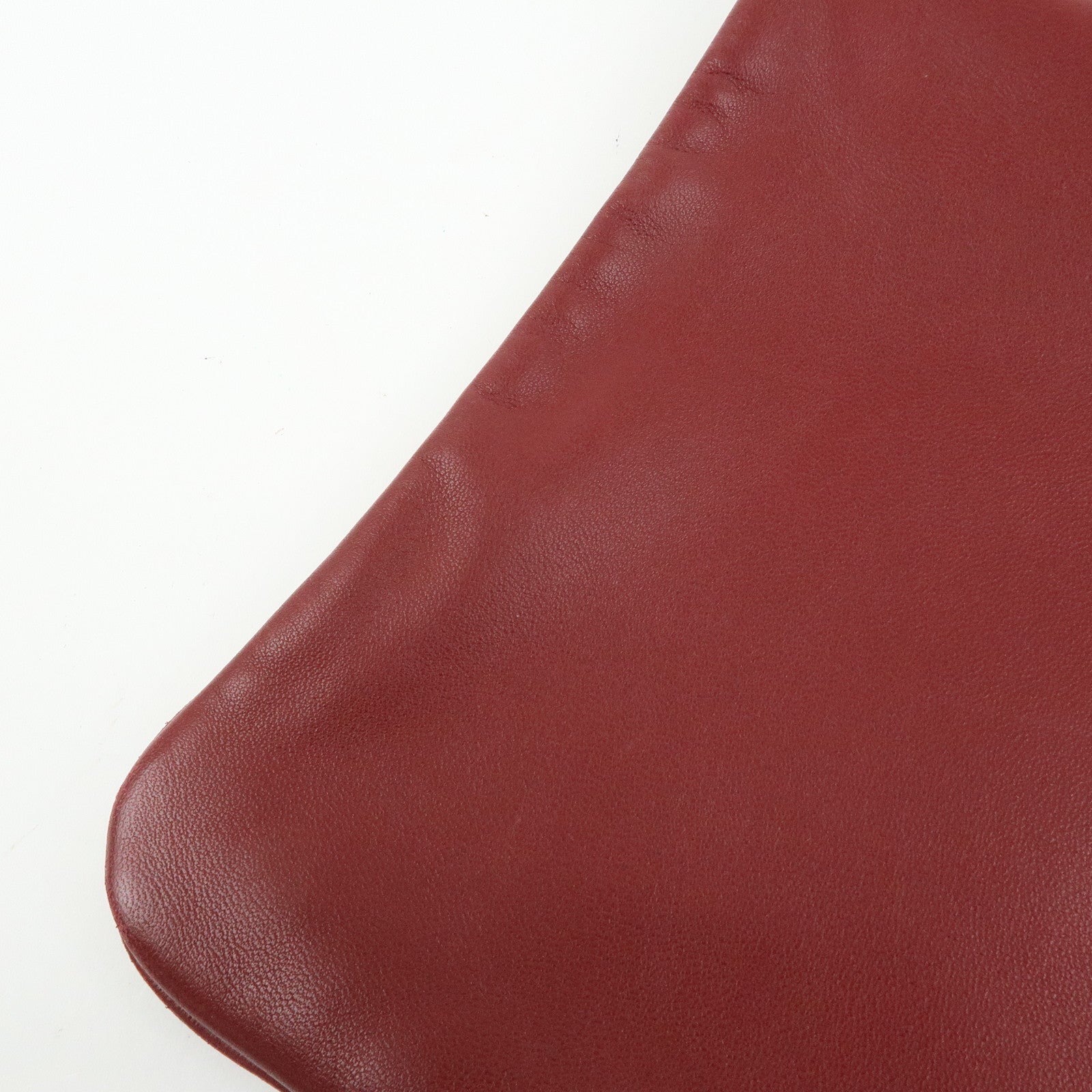 HERMES Sac Aline Mini Veau Swift Shoulder Bag C Stamped Rouge H