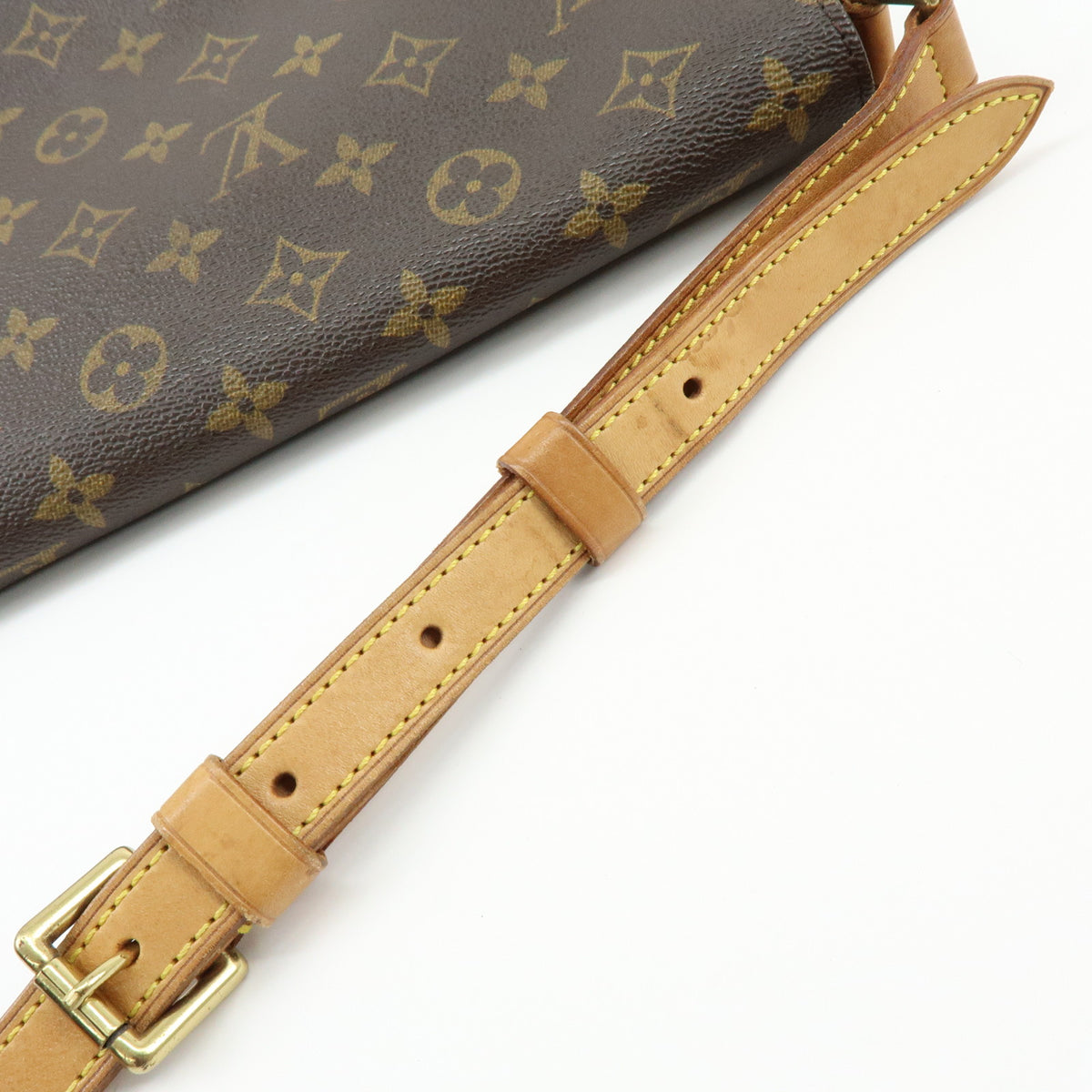 Louis Vuitton Monogram Musette Tango Short Shoulder Bag Brown M51257