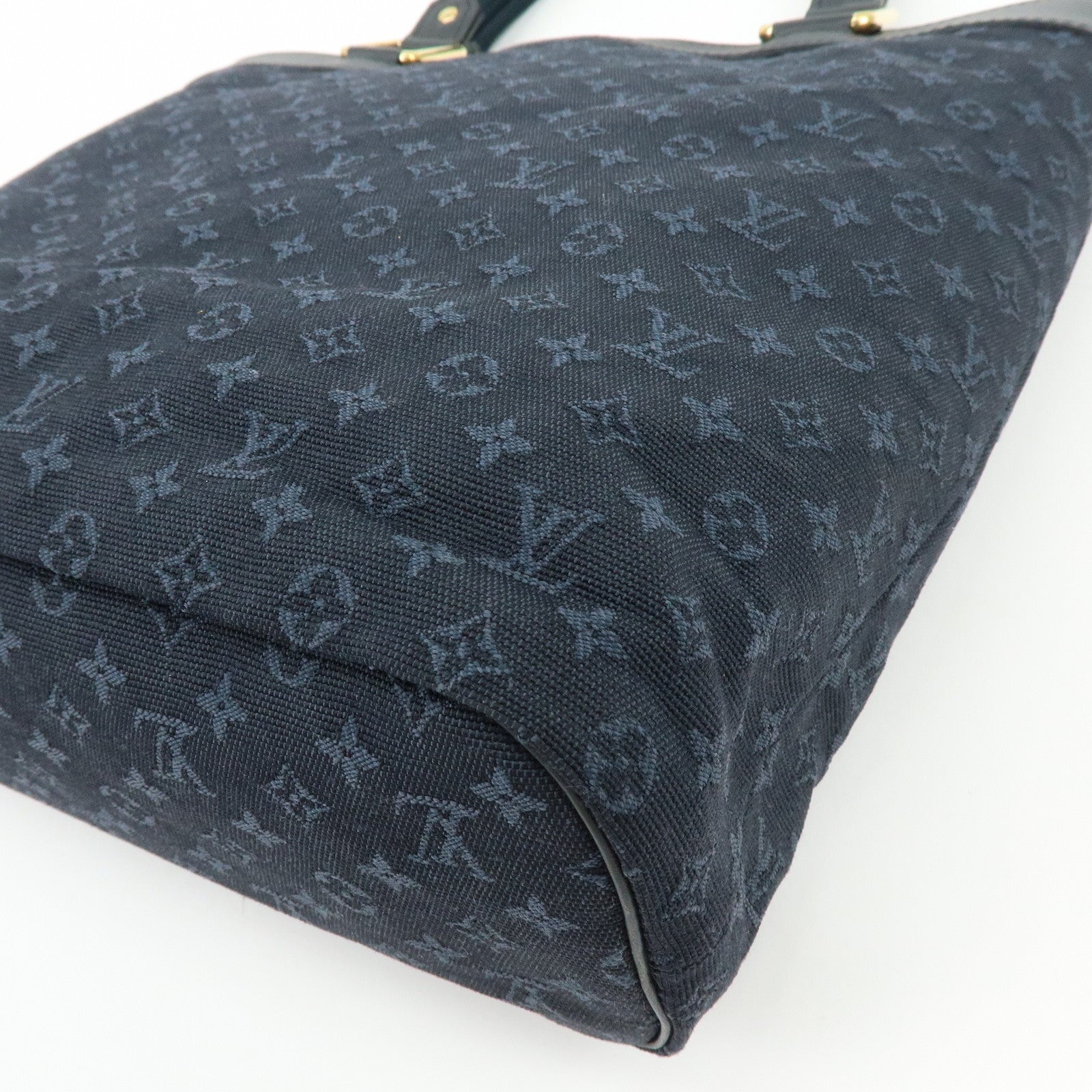 Louis Vuitton Monogram Mini Lucille GM Canvas Tote Bag Blue M92679