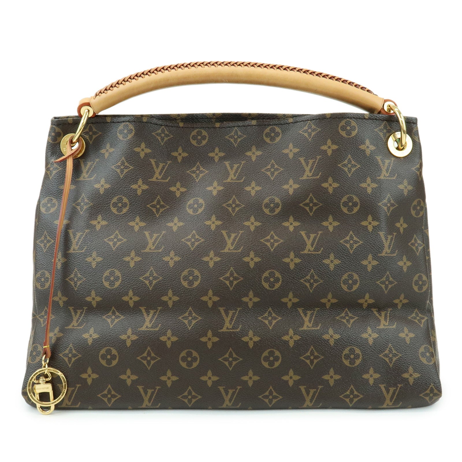 Louis Vuitton Monogram Artsy MM Shoulder Bag Brown M40249