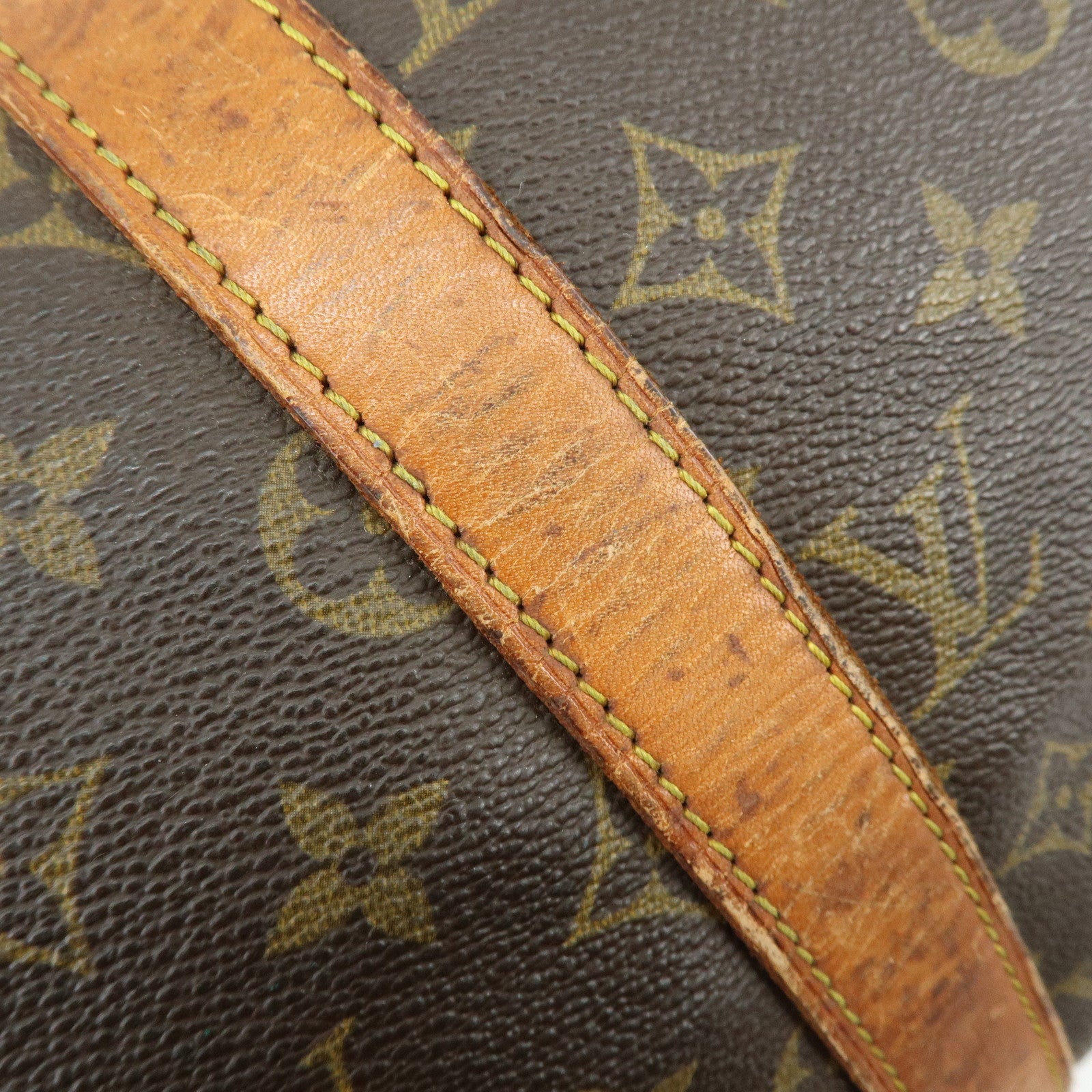 Louis Vuitton Monogram Keep All Bandouliere 50 Boston Bag Brown M41416