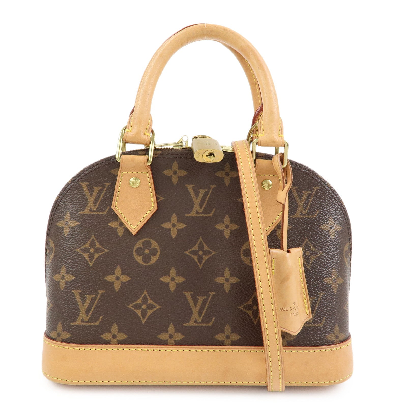 Louis Vuitton Monogram Alma BB 2Way Hand Bag Shoulder Bag M53152