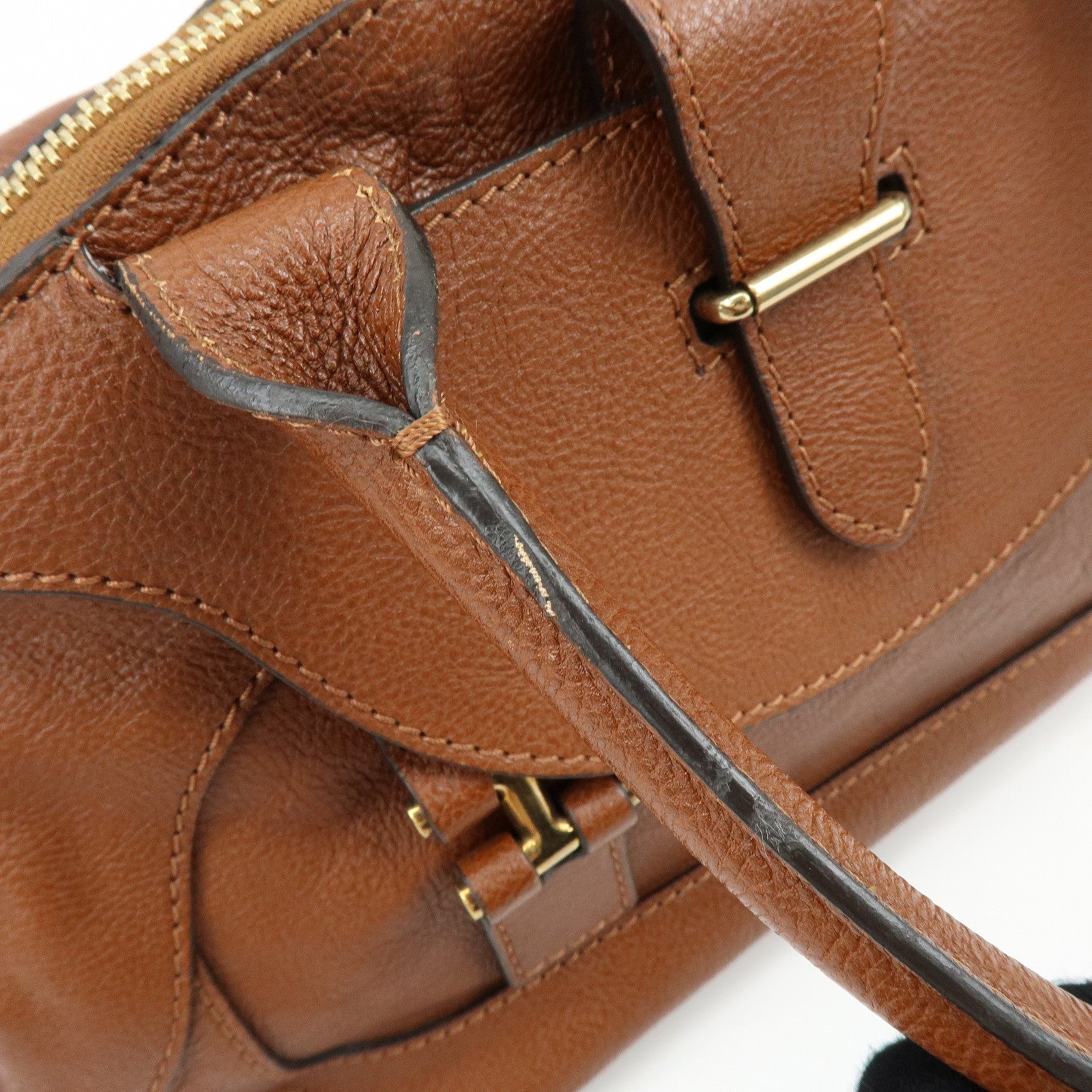 Chloe Leahter Georgia Shoulder Bag Hand Bag Brown