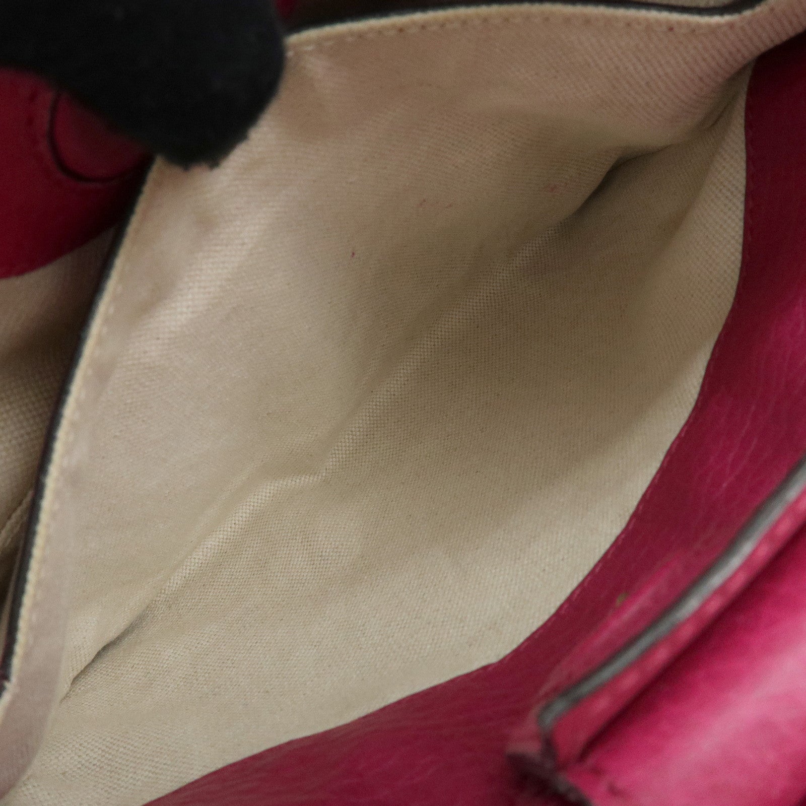 GUCCI Bamboo Shopper Small Leather 2Way Bag Hand Bag Pink 336032