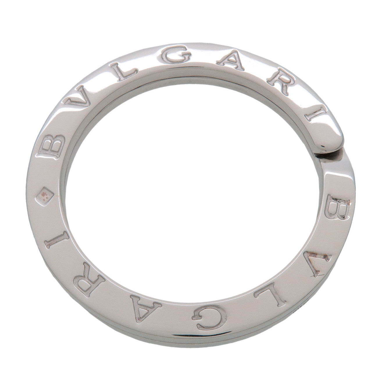 BVLGARI Double Logo BVLGARI BB SV925 Key Ring Silver
