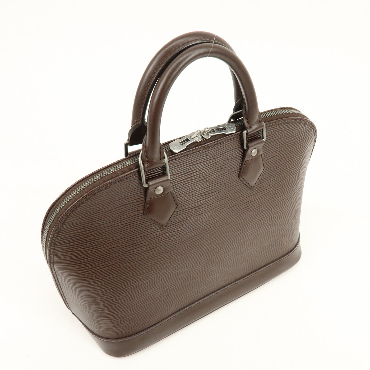 Louis Vuitton Epi Alma Leather Hand Bag Mocha Brown M5214D