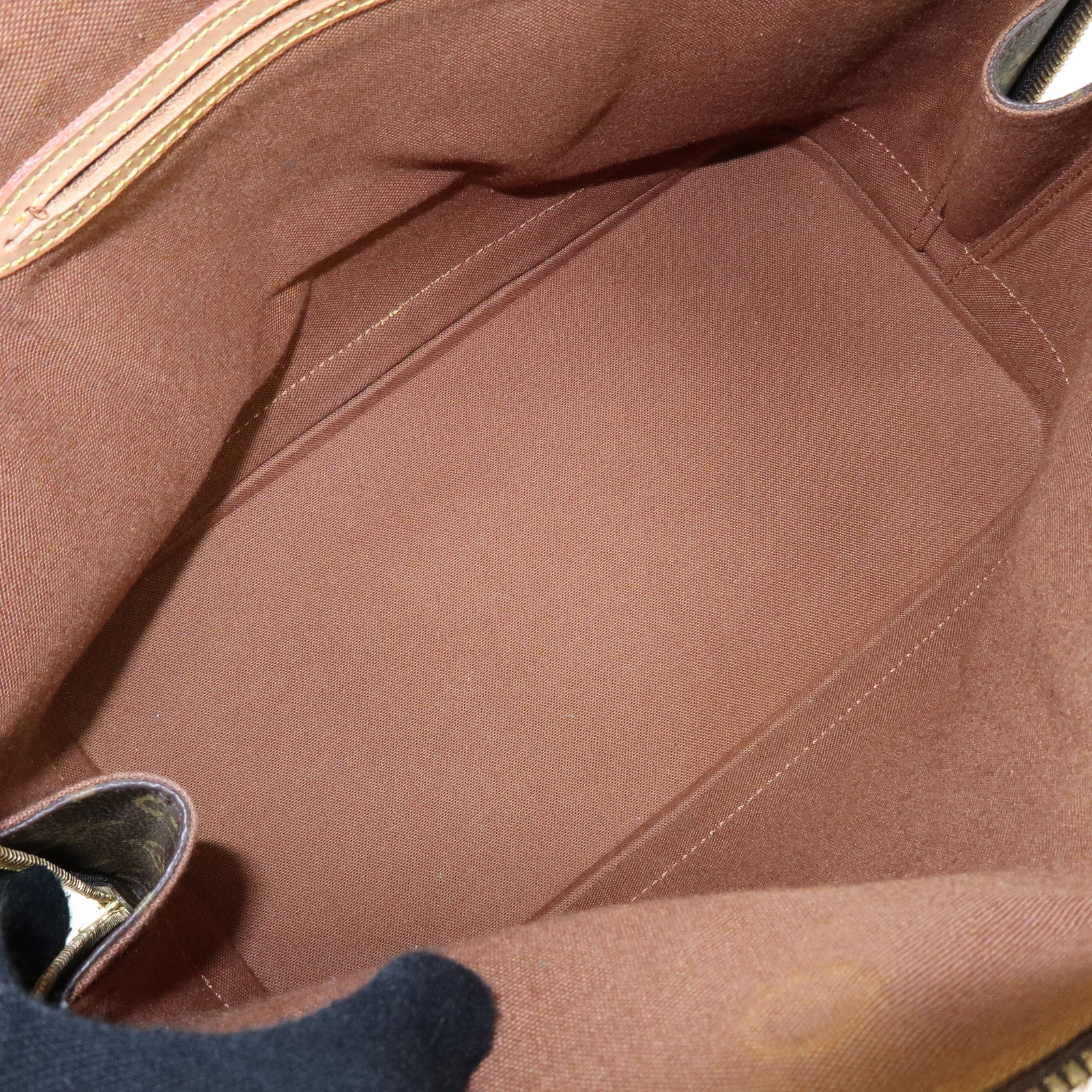 Louis Vuitton Monogram Alma PM Canvas Leather Hand Bag Brown M51130