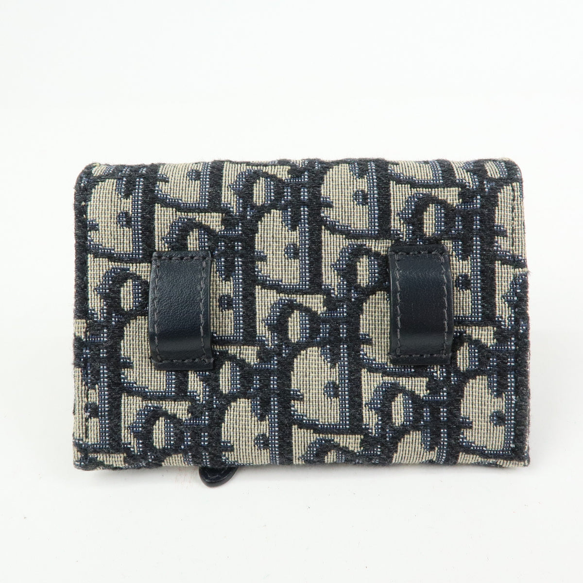 Christian Dior Oblique Saddle Jacquard Canvas Chain Shoulder Pouch