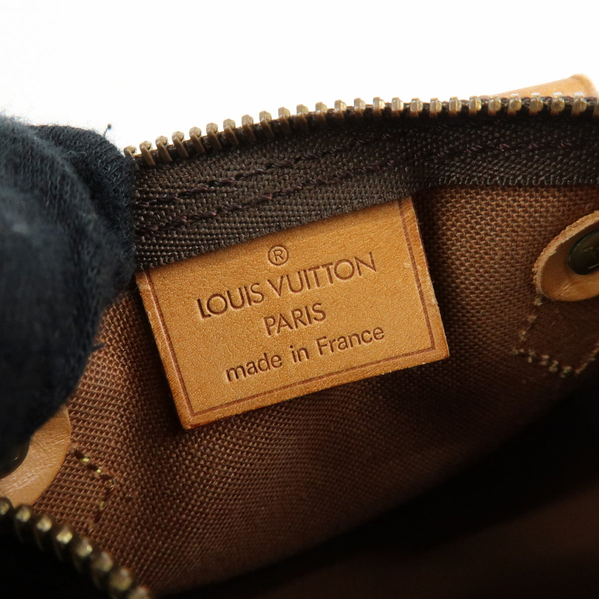 Louis Vuitton Monogram Mini Speedy Hand Bag Brown M41534