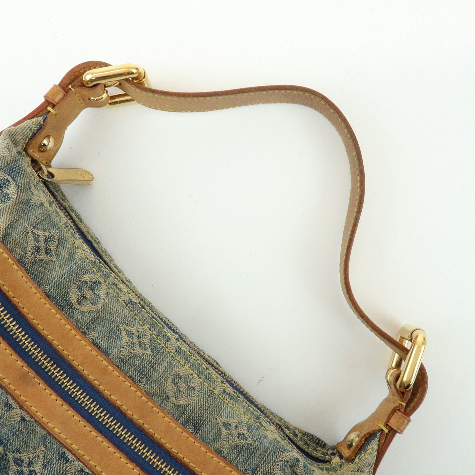 Louis Vuitton Monogram Denim Baggy PM 2Way Bag Shoulder Bag M95049