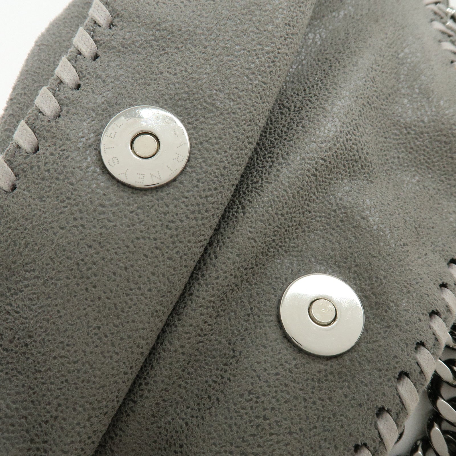STELLA MCCARTNEY Falabella Faux Leather 2Way Bag Grey 371223
