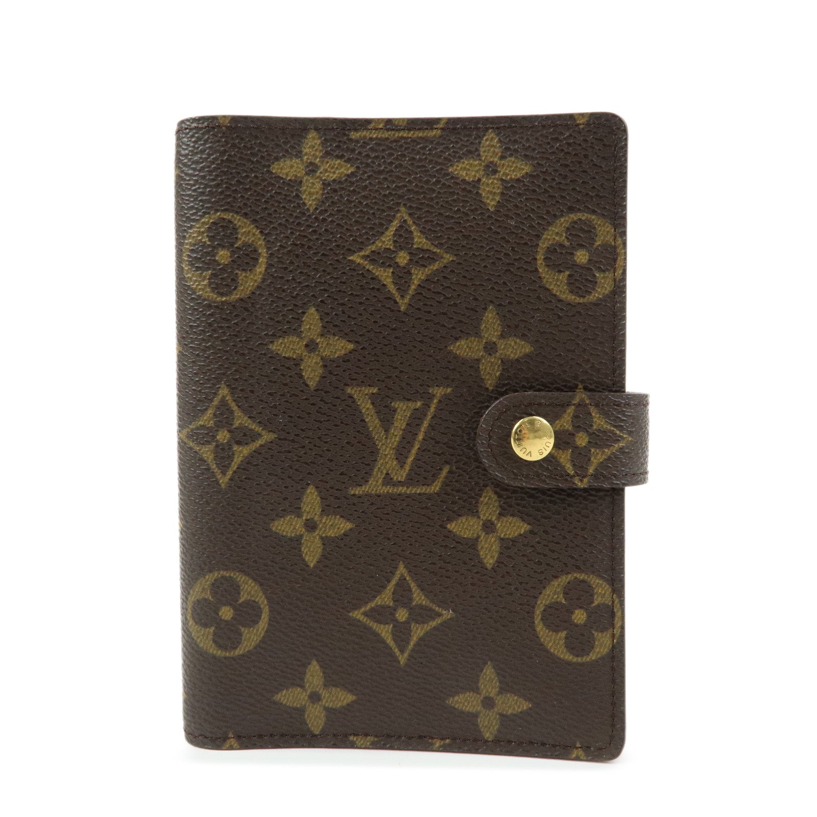 Louis Vuitton Monogram Agenda PM Planner Cover Brown R20005