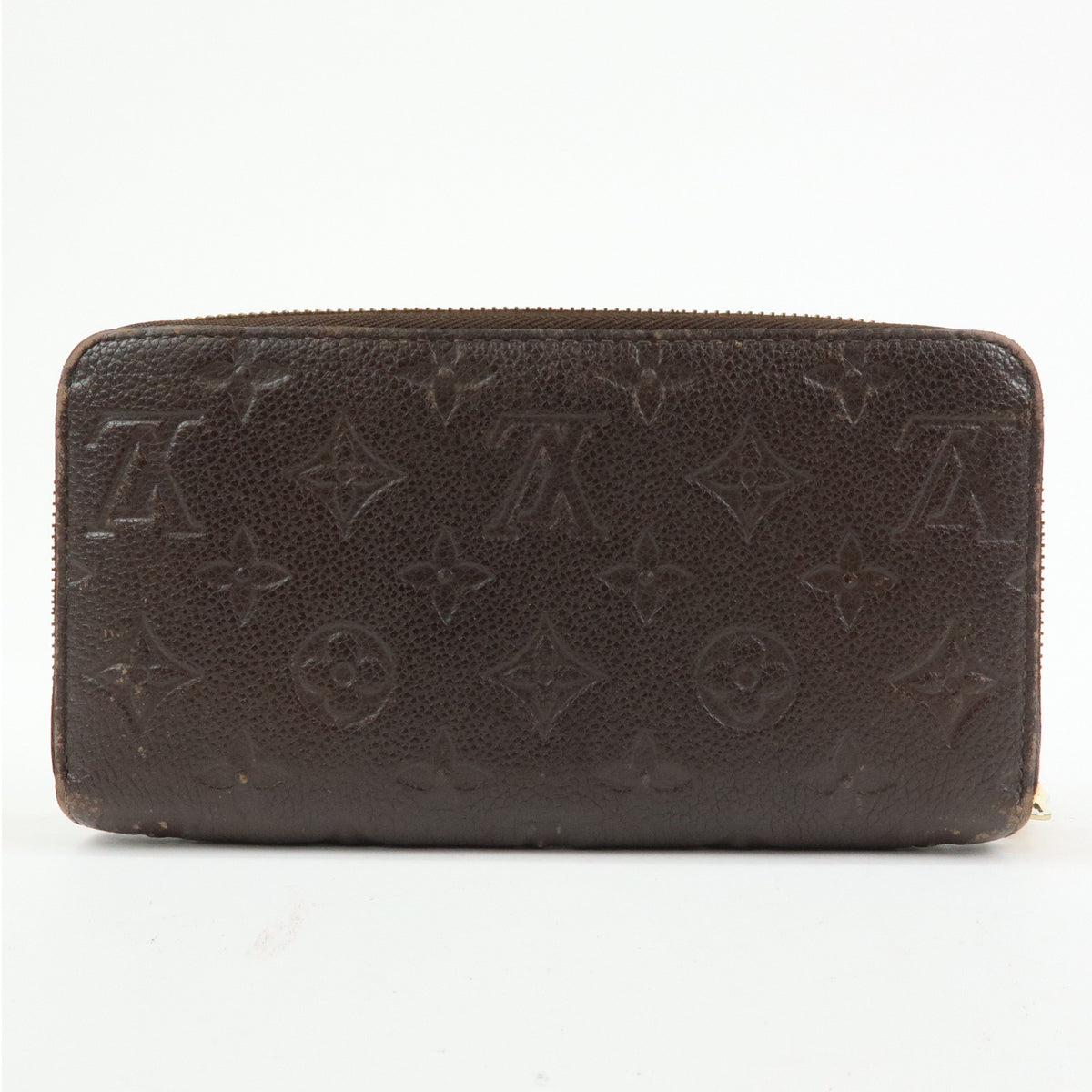 Louis Vuitton Monogram Empreinte Round Zippy Wallet Terre M60548
