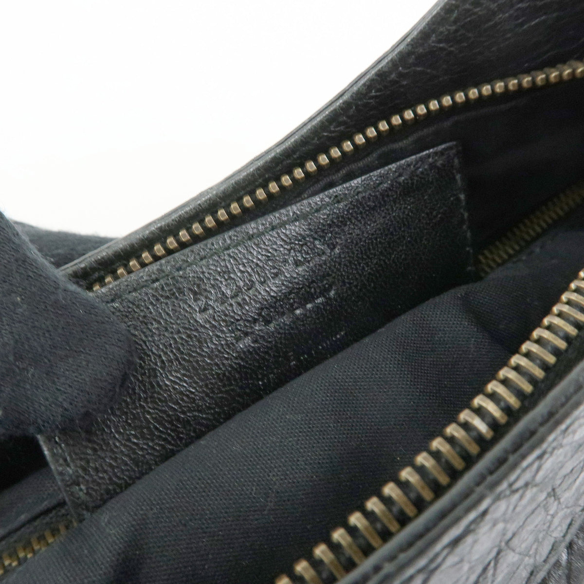 BALENCIAGA Classic The Hip Leather Shoulder Crossbody Bag Black242803