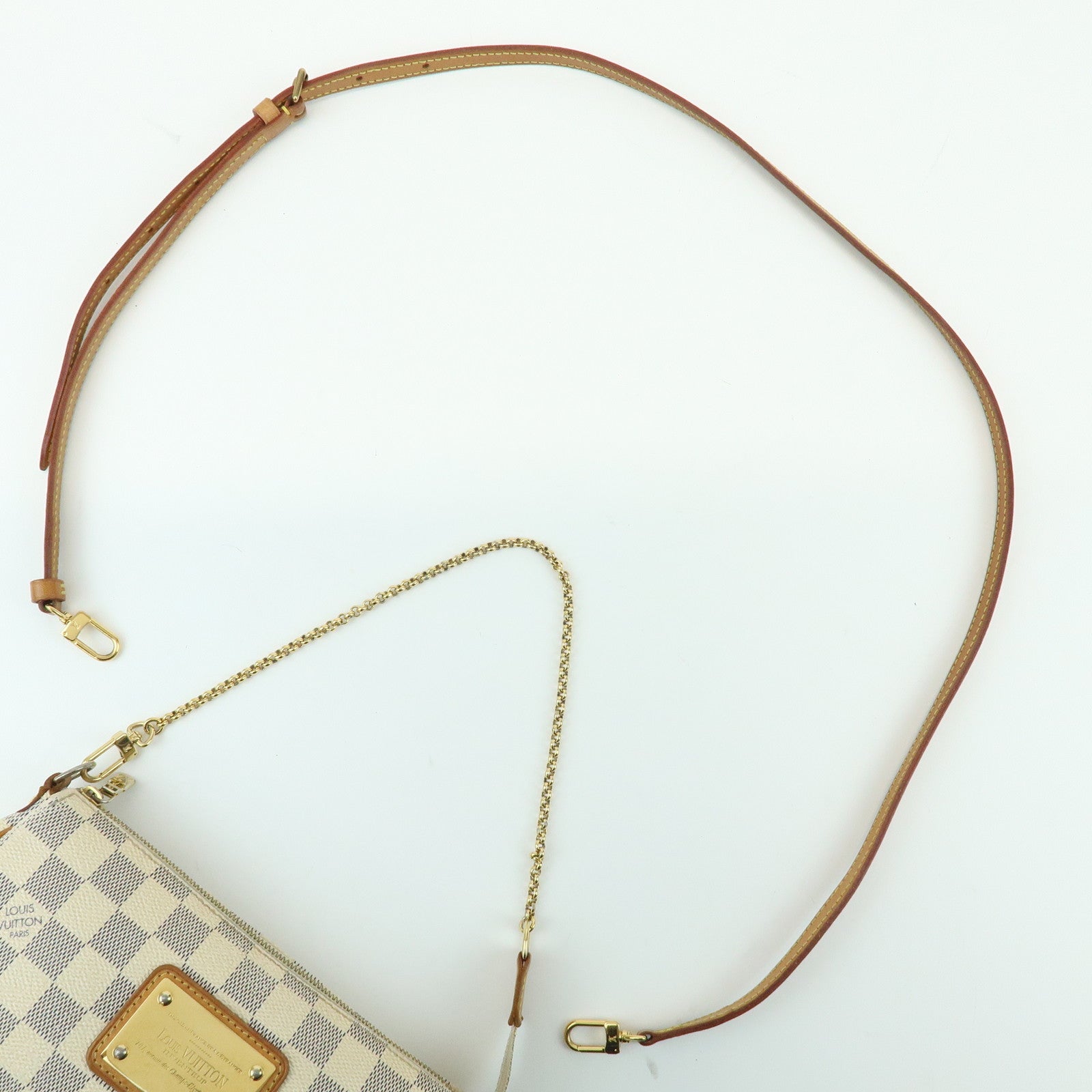 Louis Vuitton Damier Azur Eva 2Way Bag Hand Bag Shoulder Bag N55214