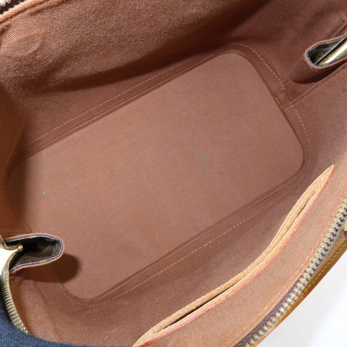 Louis Vuitton Monogram Alma PM Canvas Leather Hand Bag Brown M51130
