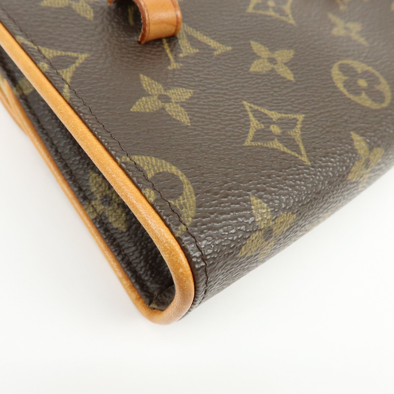 Louis Vuitton Monogram Pochette Florentine Waist Bag Belt XS M51855