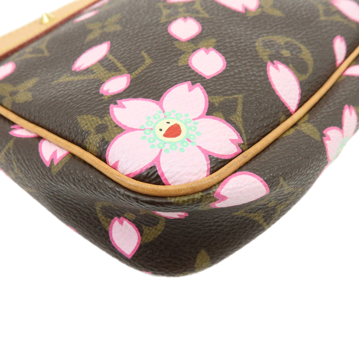 Louis Vuitton Monogram Cherry Blossom Pochette Accessoires Pouch M92006
