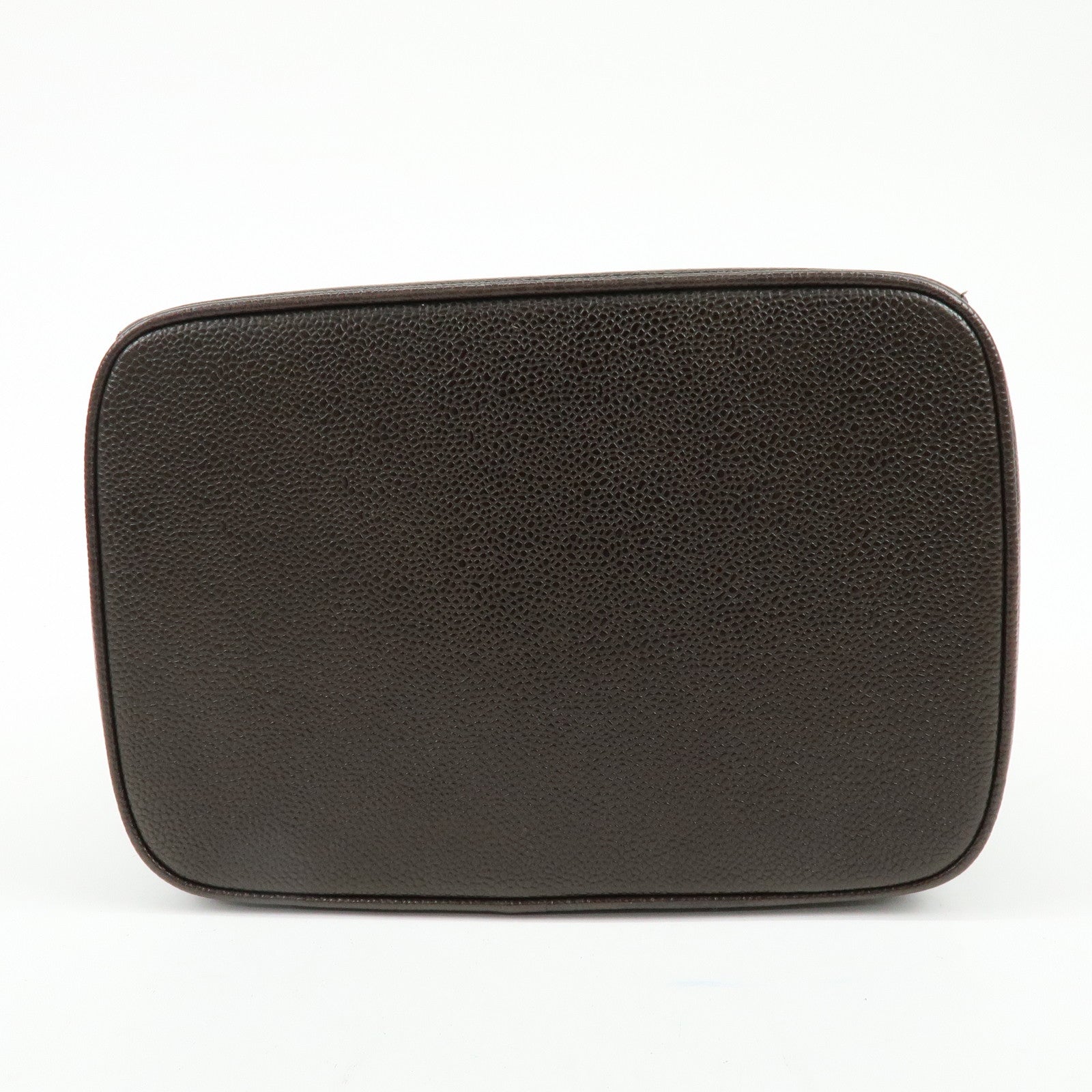 CHANEL COCO Mark Caviarskin 2WAY Bag Cosmetic Bag Black A07061