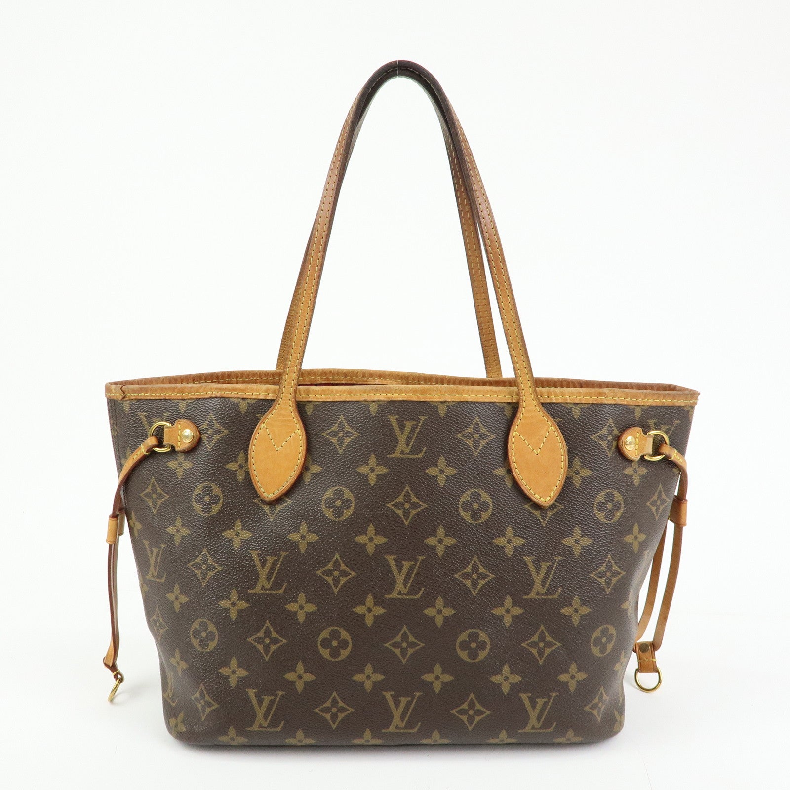 Louis Vuitton Monogram Neverfull PM Tote Bag Brown M41245