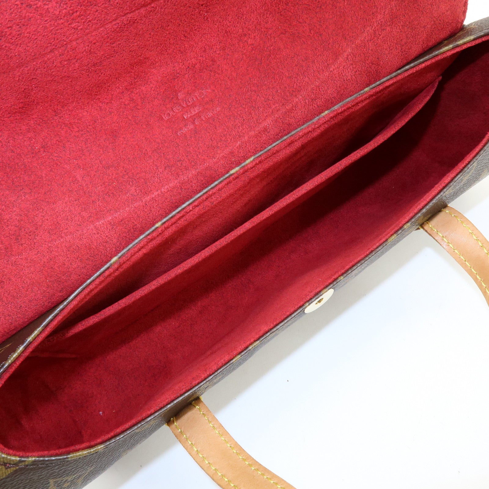Louis Vuitton Monogram Canvas Sonatine Hand Bag Brown M51902