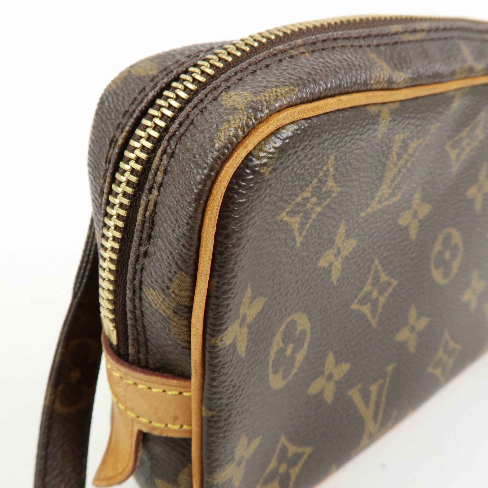 Louis Vuitton Monogram Pochette Marly Bandouliere Bag Brown M51828
