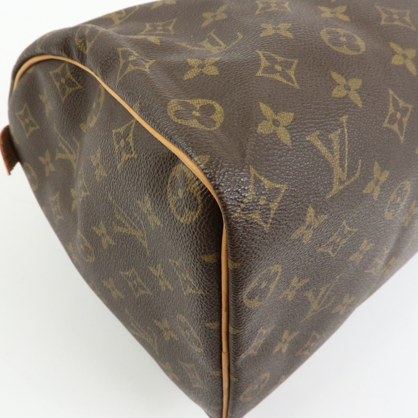 Louis Vuitton Monogram Speedy 35 Boston Bag Hand Bag Brown M41524