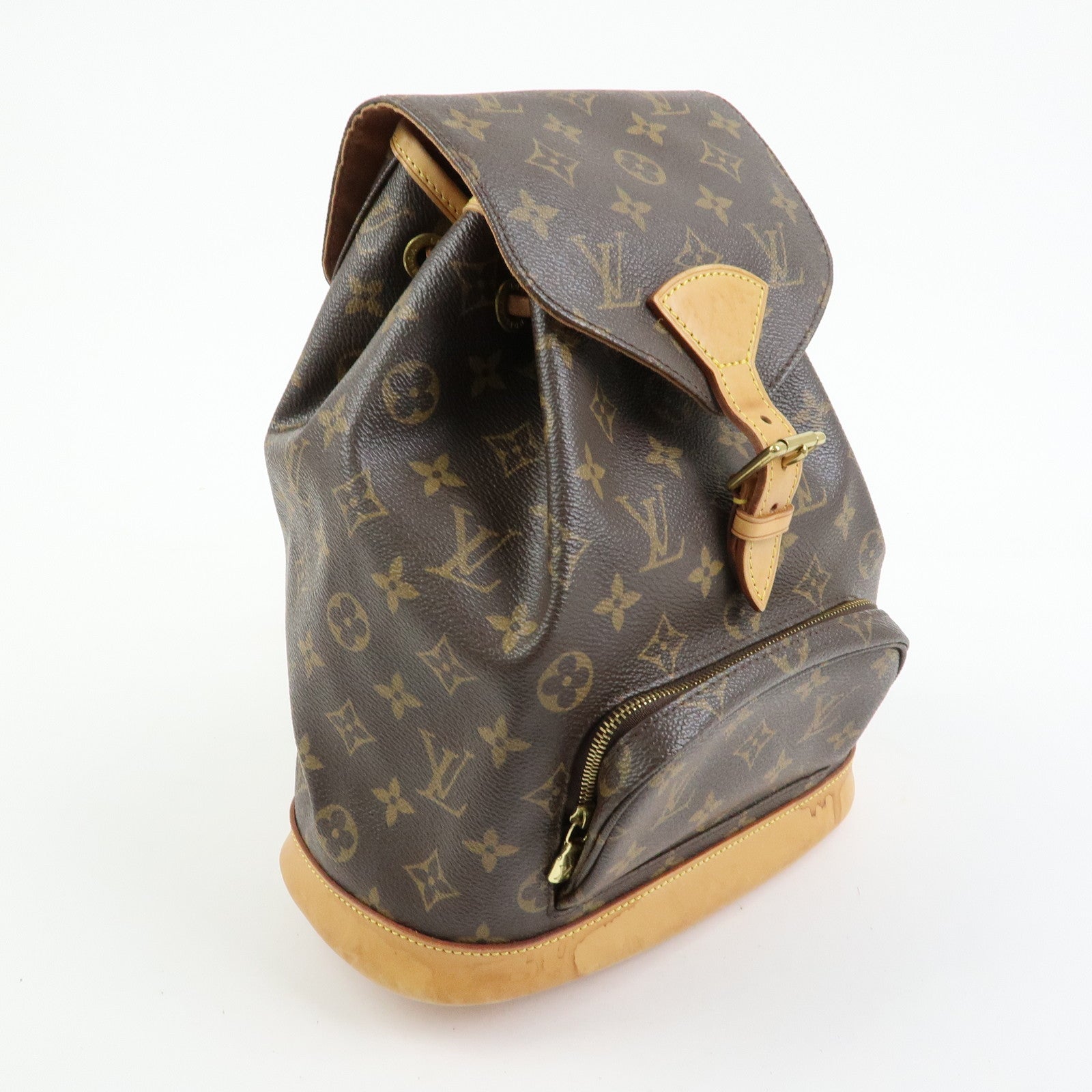 Louis Vuitton Monogram Montsouris MM Backpack Brown M51136