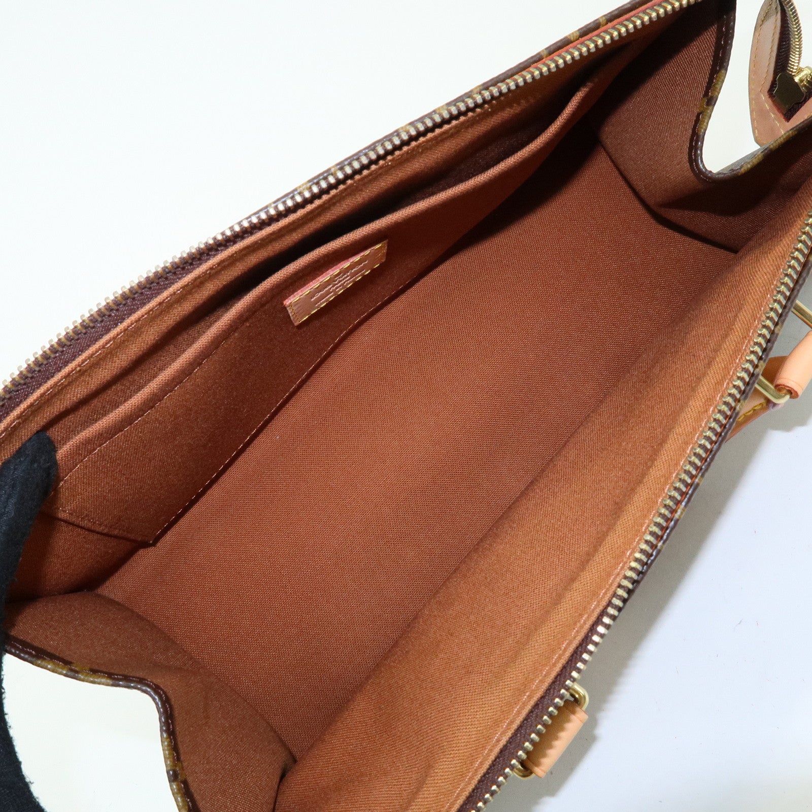 Louis Vuitton Monogram Popincourt Canvas Hand Bag Brown M40009
