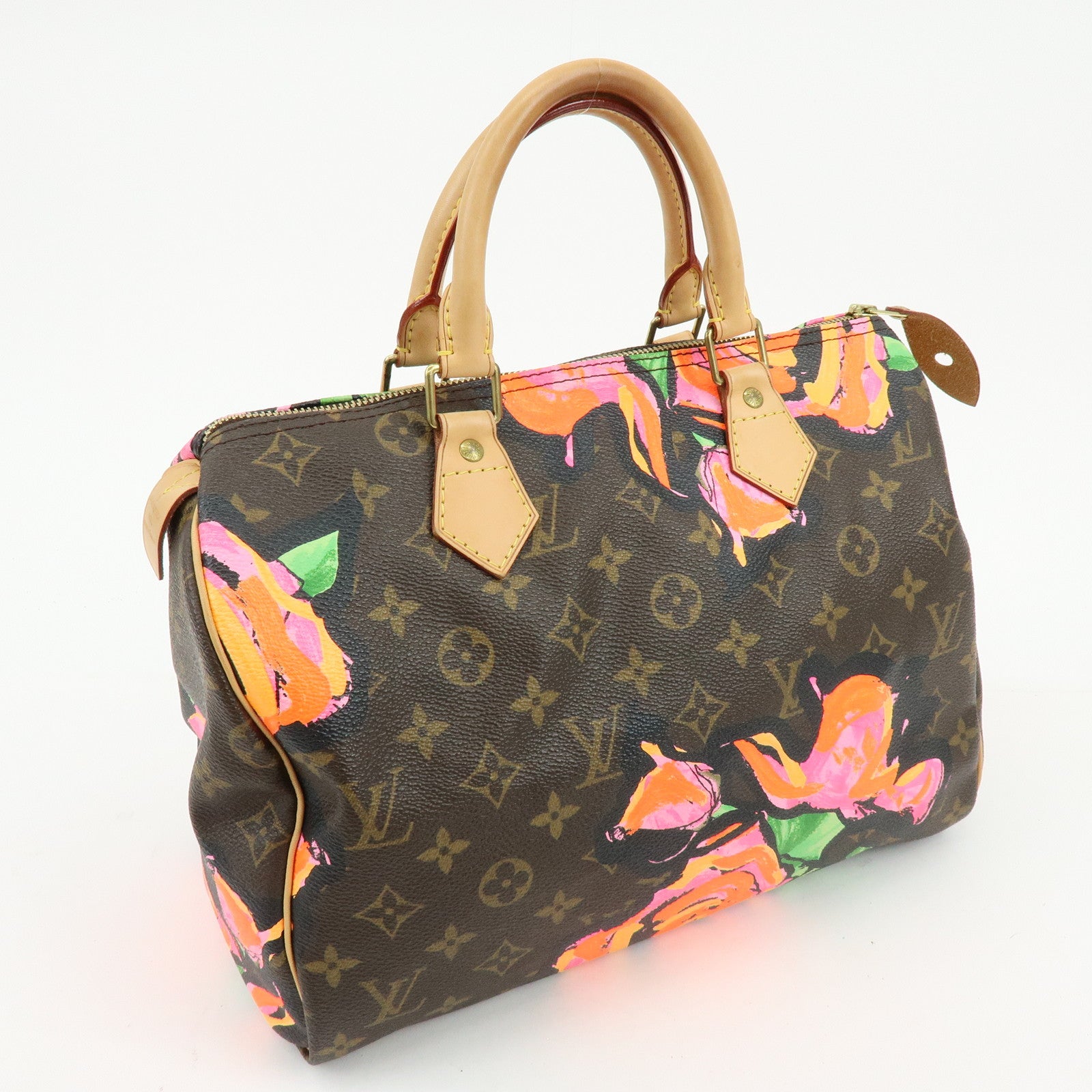Louis Vuitton Monogram Rose Canvas Speedy 30 Boston Bag M48610