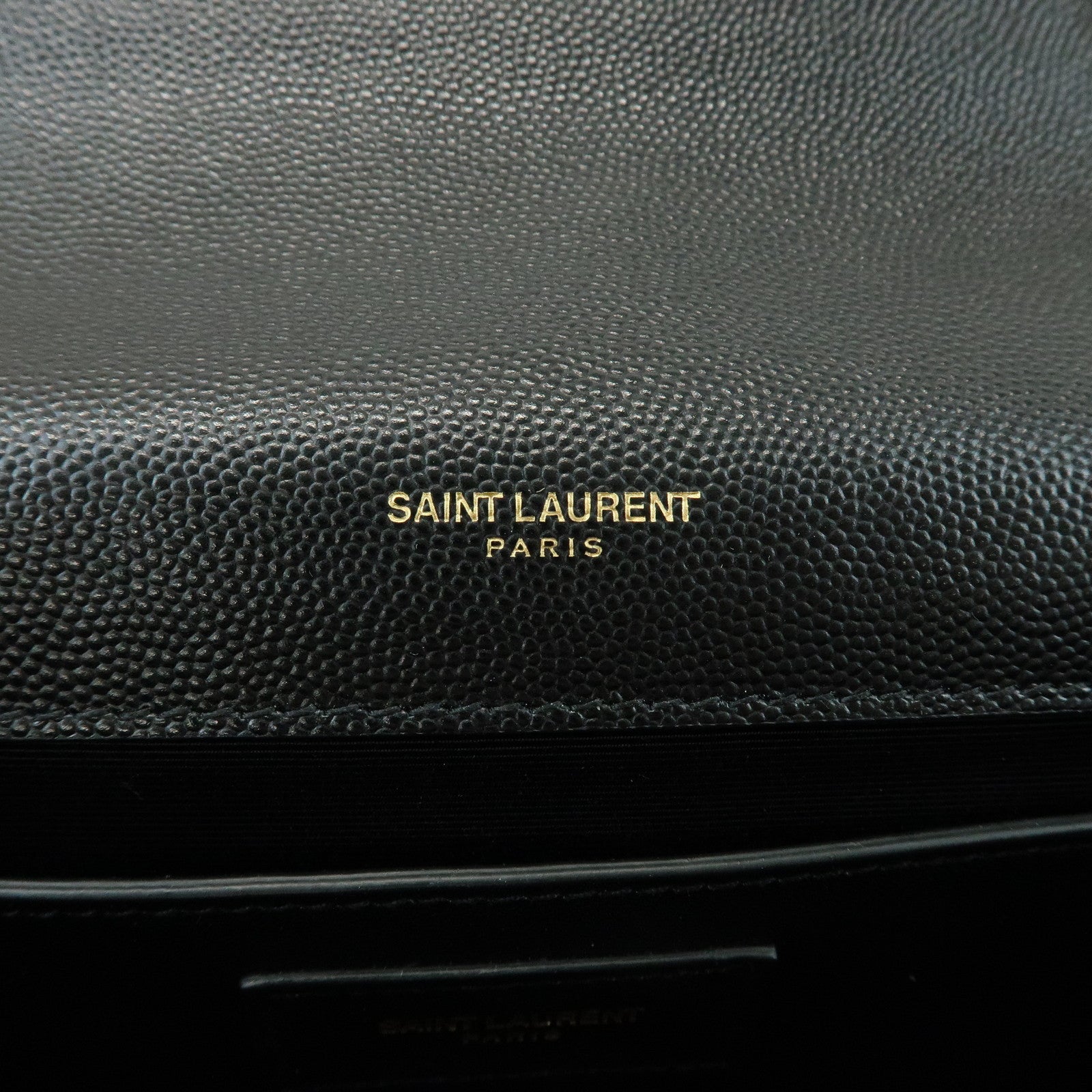 SAINT LAURENT PARIS Casandra Kate Leather Chain Shoulder Bag 364021