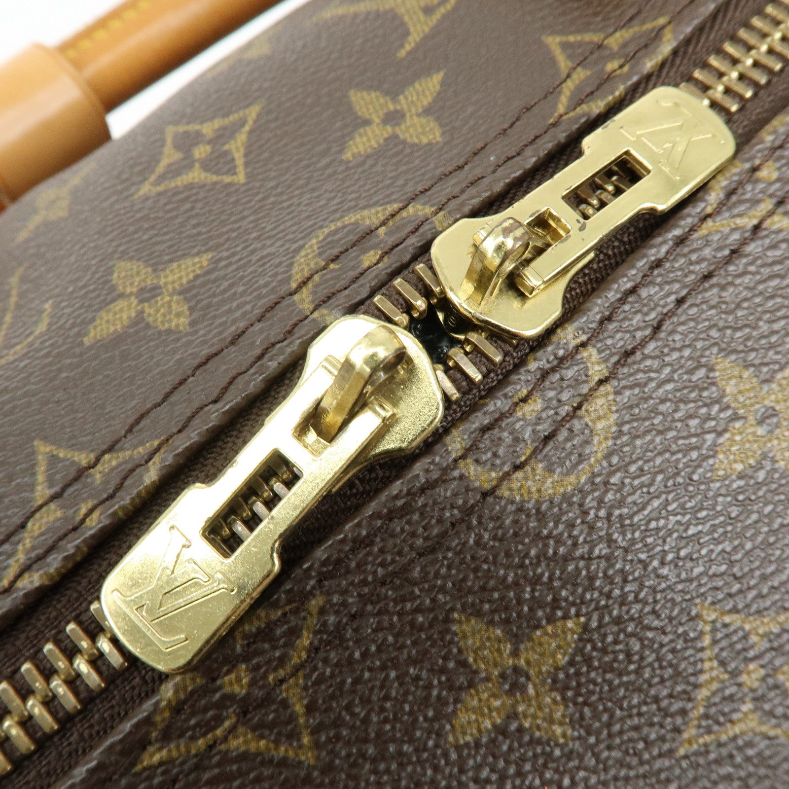 Louis Vuitton Monogram Keep All Bandouliere 50 Boston Bag Brown M41416
