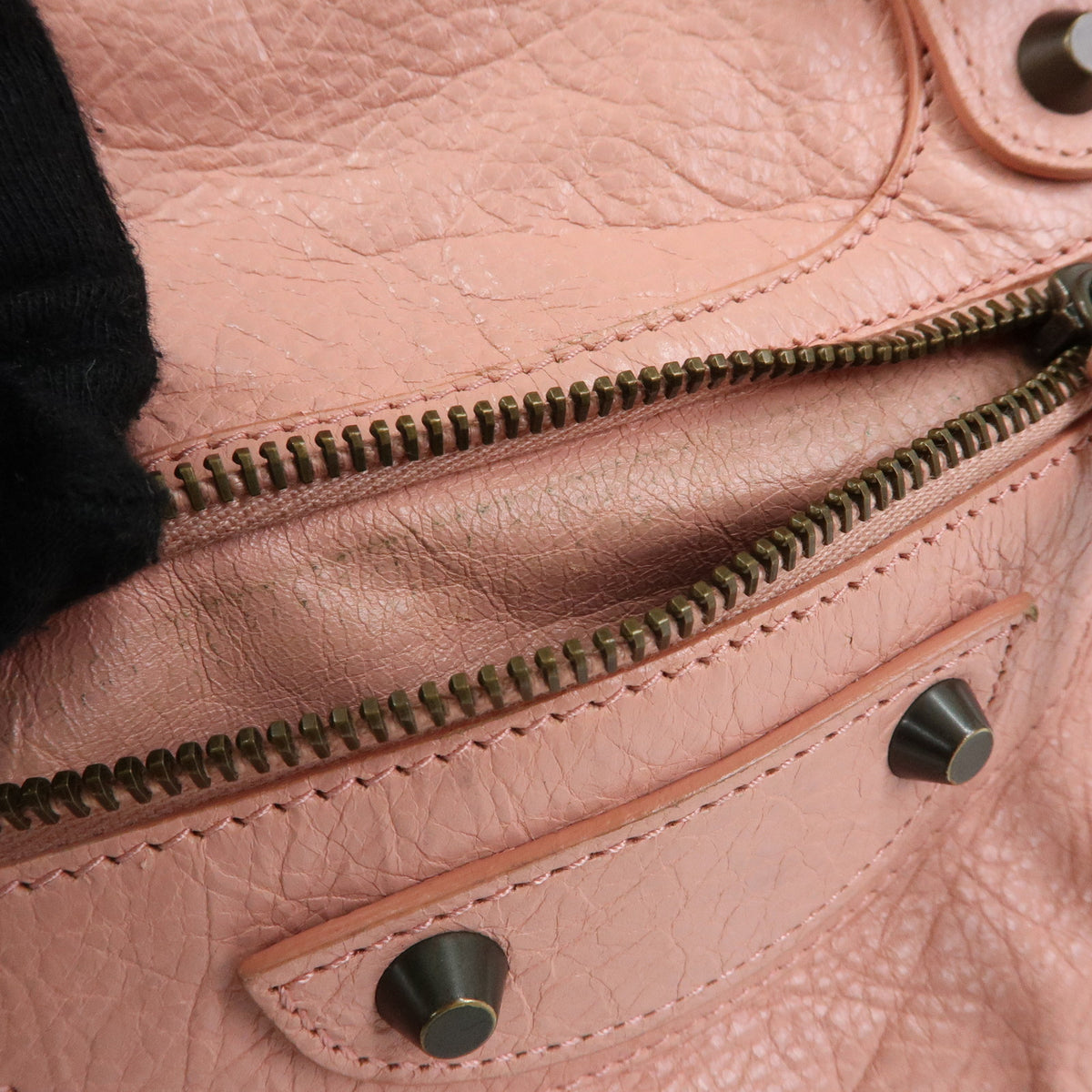 BALENCIAGA Classic The Sunday Leather Tote Bag Hand Bag Pink 228750