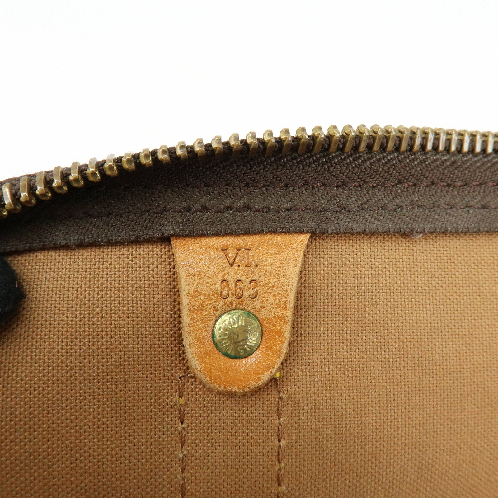 Louis Vuitton Monogram Keep All 45 Boston Bag Hand Bag Brown M41428