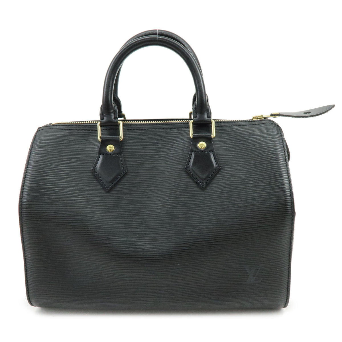 Louis Vuitton Epi Leather Speedy 25 Hand Bag Boston Bag Noir M59032