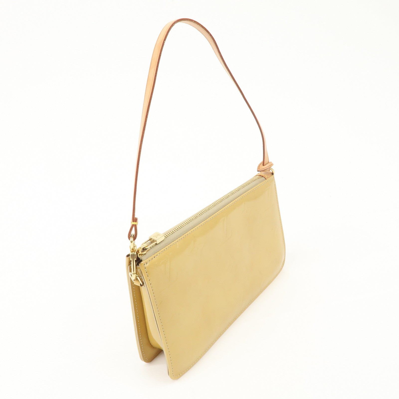 Louis Vuitton Monogram Vernis Lexington Accessoires Pouch Beige M91010 Used