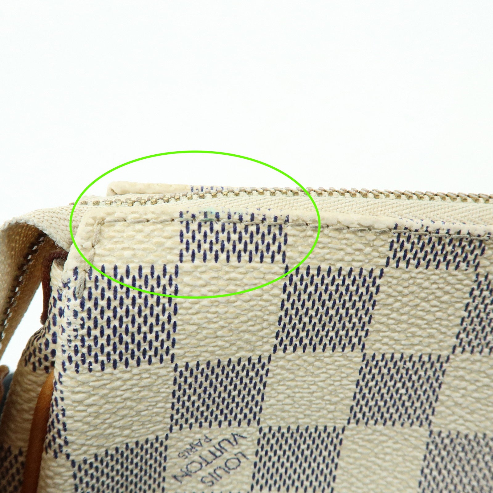 Louis Vuitton Damier Azur Eva 2Way Bag Hand Bag Shoulder Bag N55214